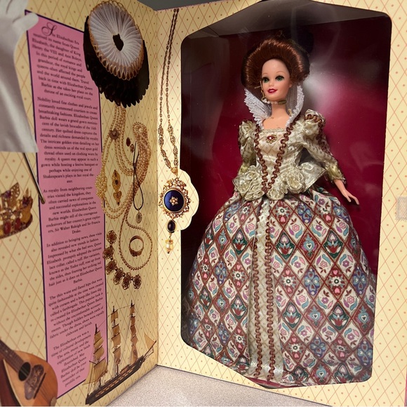 Mattel Toys Vtg 994 Barbie Mattel Queen Elizabeth The Great Elizabethan Era Collection Nrfb